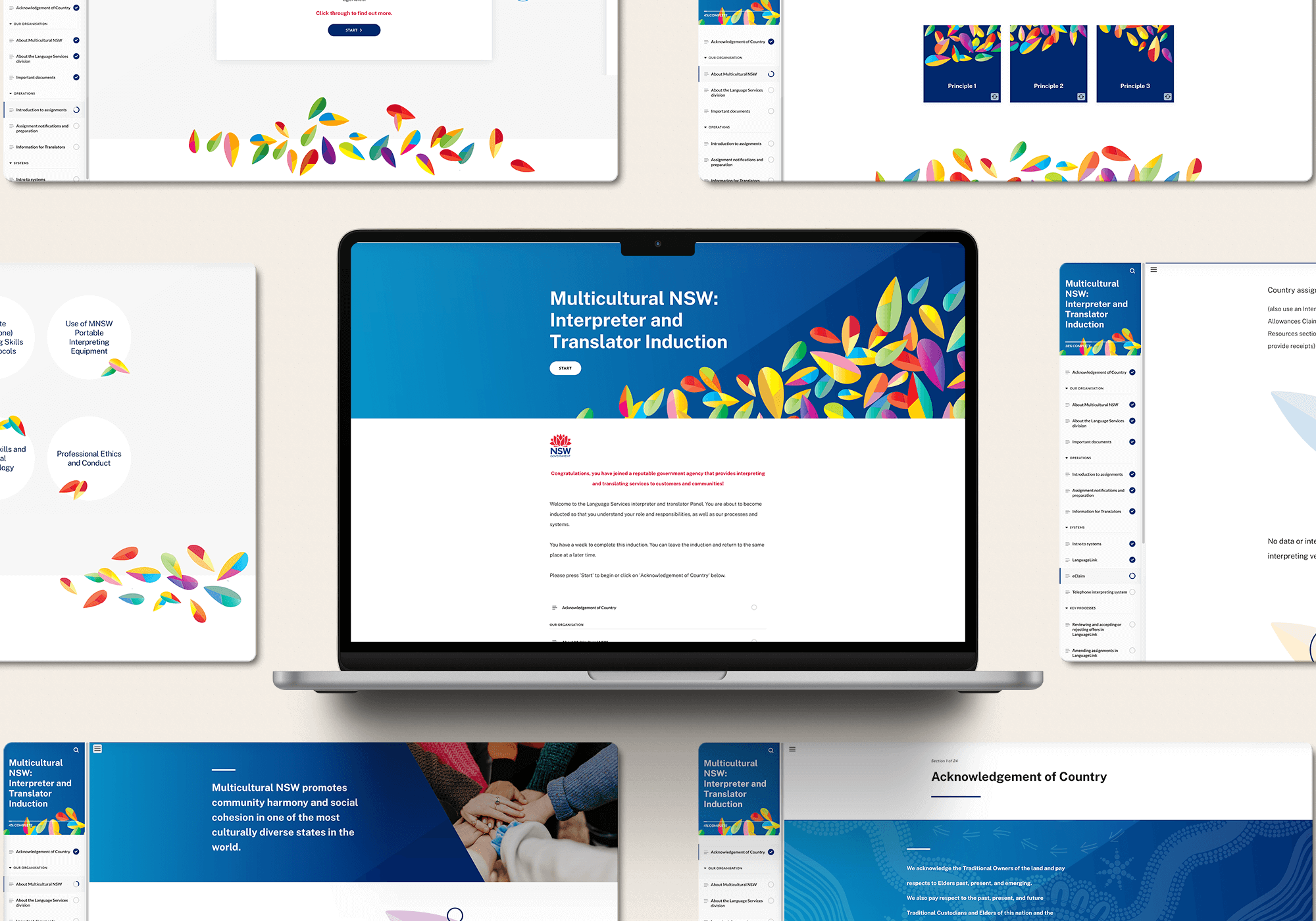 Multicultural Laptop screens - HM